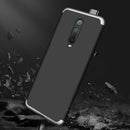 GKK Three Stage Splicing Full Coverage PC Case for Xiaomi Redmi K20(Black Silver)