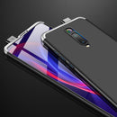 GKK Three Stage Splicing Full Coverage PC Case for Xiaomi Redmi K20(Black Silver)