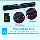 iScan01 Mobile Document Handheld Scanner with LED Display, A4 Contact Image Sensor (Purple)