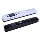 iScan02 Double Roller Mobile Document Portable Handheld Scanner with LED Display, Support 1050DPI / 600DPI / 300DPI / PDF / JPG / TF(Black)