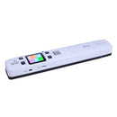 iScan02 WiFi Double Roller Mobile Document Portable Handheld Scanner with LED Display, Support 1050DPI / 600DPI / 300DPI / PDF / JPG / TF(White)