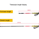 135cm Adjustable Portable Height Outdoor Aluminum Trekking Poles(Orange)