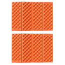 2 PCS Portable Folding Mobile Cellular Massage Cushion Outdoors Damp Proof Picnic Seat Mats EVA Pad(Orange)