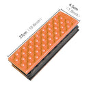 2 PCS Portable Folding Mobile Cellular Massage Cushion Outdoors Damp Proof Picnic Seat Mats EVA Pad(Orange)