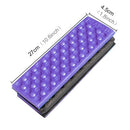 2 PCS Portable Folding Mobile Cellular Massage Cushion Outdoors Damp Proof Picnic Seat Mats EVA Pad(Purple)