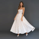 Women Sleeveless Sling Dress Slim Halter Dress (Color:White Size:M)
