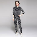 Ladies Slim Breathable Printing Suit (XXL)