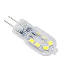 10 PCS YWXLight AC 220-240V G4 3W 12LEDs 2835SMD LED Dimmable Double Needle Transparent Peanut Lamp(Cold White)