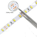 YWXLight IP20 300LEDs 5M SMD 5630 LED Strip Flexible LED Ribbon For Home Decoration DC 12V (Cold white)