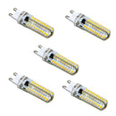 5 PCS YWXLight G9 5W 80LEDs SMD 4014 Energy Saving LED Silicone Lamp (Warm White)