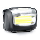 YWXLight COB LED headlight mini headlight outdoor camping hiking fishing light Power supply powered by 3xAAA battery