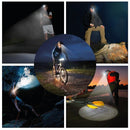YWXLight COB LED headlight mini headlight outdoor camping hiking fishing light Power supply powered by 3xAAA battery