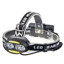 YWXLight waterproof XML-T6 COB 8LED headlight outdoor headlights USB charging rechargeable headlights red light