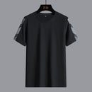 Casual Men Ice Silk Shorts (Color:Black Size:L)