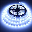 YWXLight 5m 5050SMD 300LED Bare Version Cold White LED Light with Connector, 5A, UK Plug