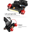 YWXLight 2000 Lumens Adjustable Brightness Rechargeable 3 Modes LED Headlights (Blue)