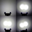 YWXLight 2000 Lumens Adjustable Brightness Rechargeable 3 Modes LED Headlights (Blue)
