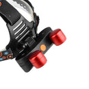 YWXLight 2000 Lumens Adjustable Brightness Rechargeable 3 Modes LED Headlights (Red)