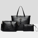3 in 1 Casual PU Shoulder Bag Ladies Handbag Messenger Bag