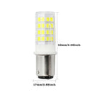 10 PCS YWXLight BA15D 5W 2835SMD 51LEDs Ceramics Light LED Corn Light, AC 220-240V (Cool White)