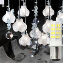10 PCS YWXLight BA15D 5W 2835SMD 51LEDs Ceramics Light LED Corn Light, AC 220-240V (Cool White)