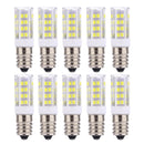 10 PCS YWXLight E14 5W 2835SMD 51LEDs Ceramics Light LED Corn Light, AC 220-240V (Cool White)