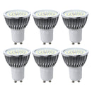 6 PCS YWXLight GU10 7W 2835SMD LED Light Bulb Medium Standard Base Spotlight, AC 85-265V