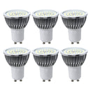 6 PCS YWXLight GU10 7W 2835SMD LED Light Bulb Medium Standard Base Spotlight, AC 85-265V