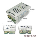 YWXLight LED Switching Power Supply 12V 1.25A 15Watts Regulated Transformer Converter AC 110V-220V to DC 12V for LED Strip etc