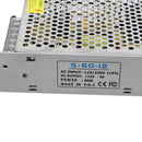 YWXLight MINI 5A AC 110V-220V to DC 12V Switching Power Supply 60W Universal Regulated Transformer for LED Strip