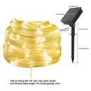 YWXLight 5W 100 LEDs IP55 Waterproof Solar String Light Outdoor Garden Christmas Party Decorative Lamp (Warm White)
