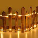 YWXLight 5W 100 LEDs IP55 Waterproof Solar String Light Outdoor Garden Christmas Party Decorative Lamp (Warm White)