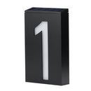 YWXLight 0.36W Solar Powered Wall Mount 6 LEDs Lighting Doorplate Lamp House Number Porch Lights with Solar Pannel(1)
