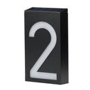 YWXLight 0.36W Solar Powered Wall Mount 6 LEDs Lighting Doorplate Lamp House Number Porch Lights with Solar Pannel(2)