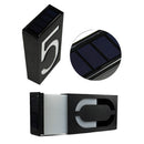 YWXLight 0.36W Solar Powered Wall Mount 6 LEDs Lighting Doorplate Lamp House Number Porch Lights with Solar Pannel(2)