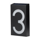 YWXLight 0.36W Solar Powered Wall Mount 6 LEDs Lighting Doorplate Lamp House Number Porch Lights with Solar Pannel(3)