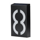 YWXLight 0.36W Solar Powered Wall Mount 6 LEDs Lighting Doorplate Lamp House Number Porch Lights with Solar Pannel(8)