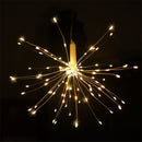 YWXLight Foldable Bouquet Shape LED String Lights Firework Battery Operated Decorative Fairy Lights for Garland Patio Wedding Parties (Warm White)