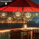 YWXLight Foldable Bouquet Shape LED String Lights Firework Battery Operated Decorative Fairy Lights for Garland Patio Wedding Parties (Warm White)