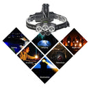 YWXLight LED Headlamp Lighting 5000 Lumen Brightness 5 Lightweight Waterproof For Camping Travel Walking Headlight