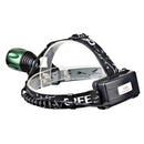 YWXLight Cree-T6 10W 6000K 1000LM High Quality Headlight Rechargeable Zoom Head Lamp