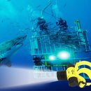 YWXLight Rechargeable Underwater Headlamp Frontal Flashlight LED Working Headlight Lightweight Diving Head Lamp Scuba Dive Torch Light