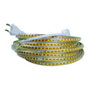 YWXLight LED Neon Flex Waterproof EU Plug 5M 600LED 5730 SMD 72 Watts White DIP Led Neon Ribbon AC 220-240V (Cold White)