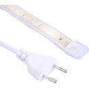 YWXLight LED Neon Flex Waterproof EU Plug 5M 600LED 5730 SMD 72 Watts White DIP Led Neon Ribbon AC 220-240V(Warm White)