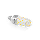 YWXLight E12 LED Bulbs, 8W LED Candelabra Bulb 70 Watt Equivalent, 700lm, Decorative Candle Base E27 Corn Non-Dimmable LED Chandelier Bulbs LED Lamp 4PCS (Warm White)