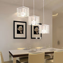 YWXLight LED Lights Chandelier Creative Personality Industrial Wind For Living Room Kitchen Home Decoration Hanging Lamp (White)