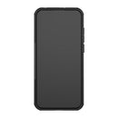 Tire Texture TPU+PC Shockproof Phone Case for Huawei Honor 8A / Y6 2019, with Holder (Black)