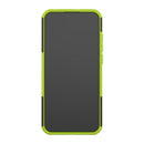 Tire Texture TPU+PC Shockproof Phone Case for Huawei Honor 8A / Y6 2019, with Holder (Green)