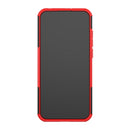 Tire Texture TPU+PC Shockproof Phone Case for Huawei Honor 8A / Y6 2019, with Holder (Red)