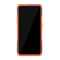 Tire Texture TPU+PC Shockproof Phone Case for OnePlus 7, with Holder (Orange)